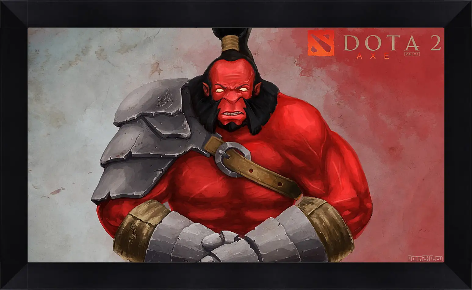 Картина в раме - axe, dota 2, art
