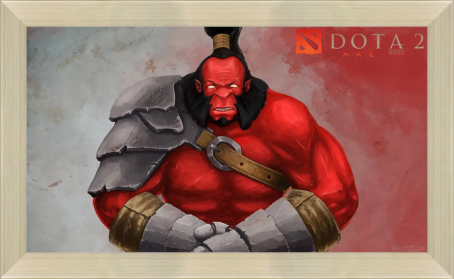 Картина в раме - axe, dota 2, art
