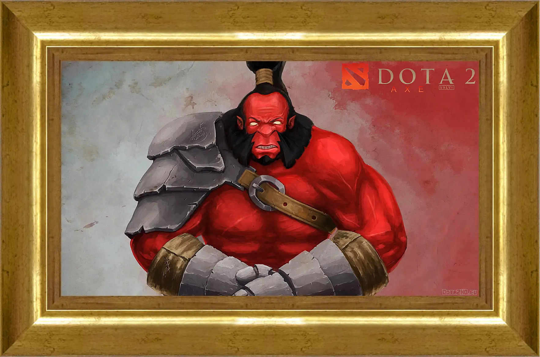 Картина в раме - axe, dota 2, art
