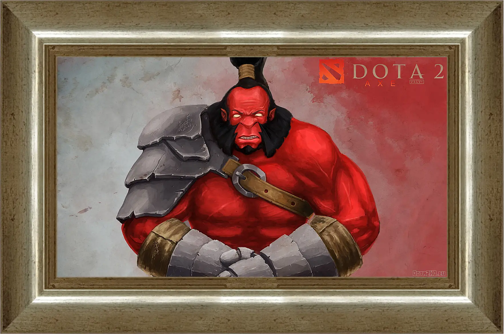 Картина в раме - axe, dota 2, art
