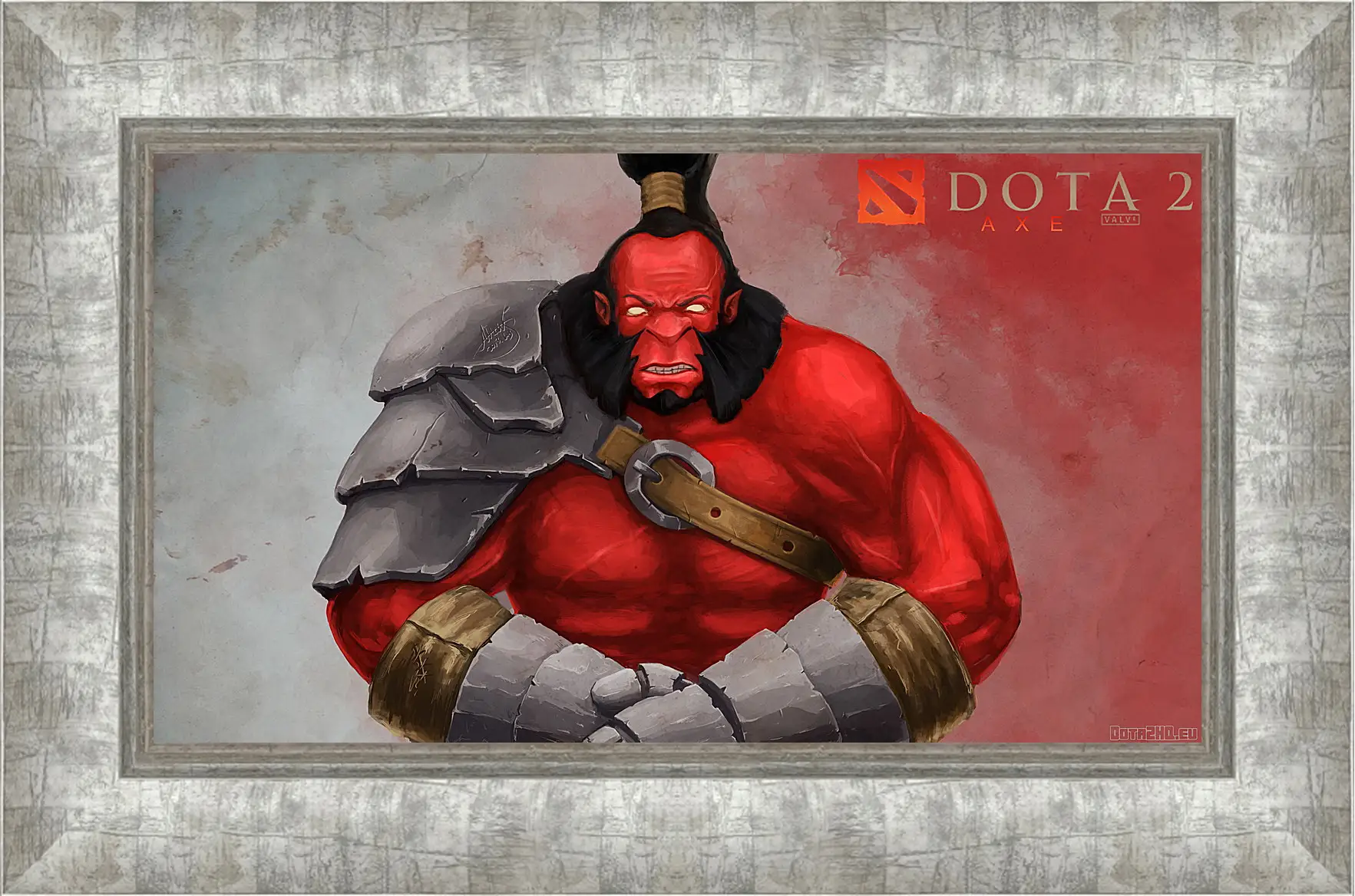 Картина в раме - axe, dota 2, art
