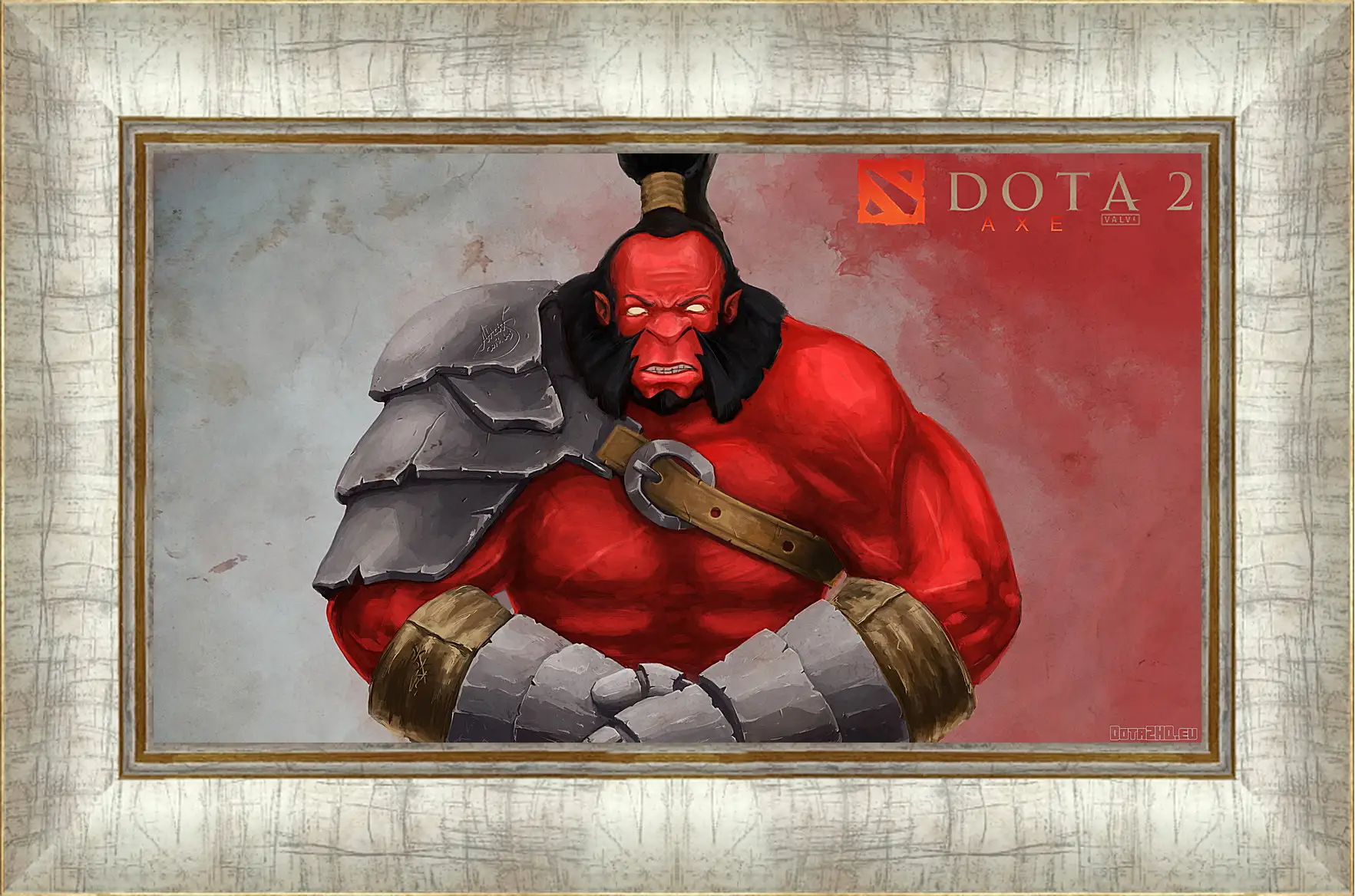 Картина в раме - axe, dota 2, art
