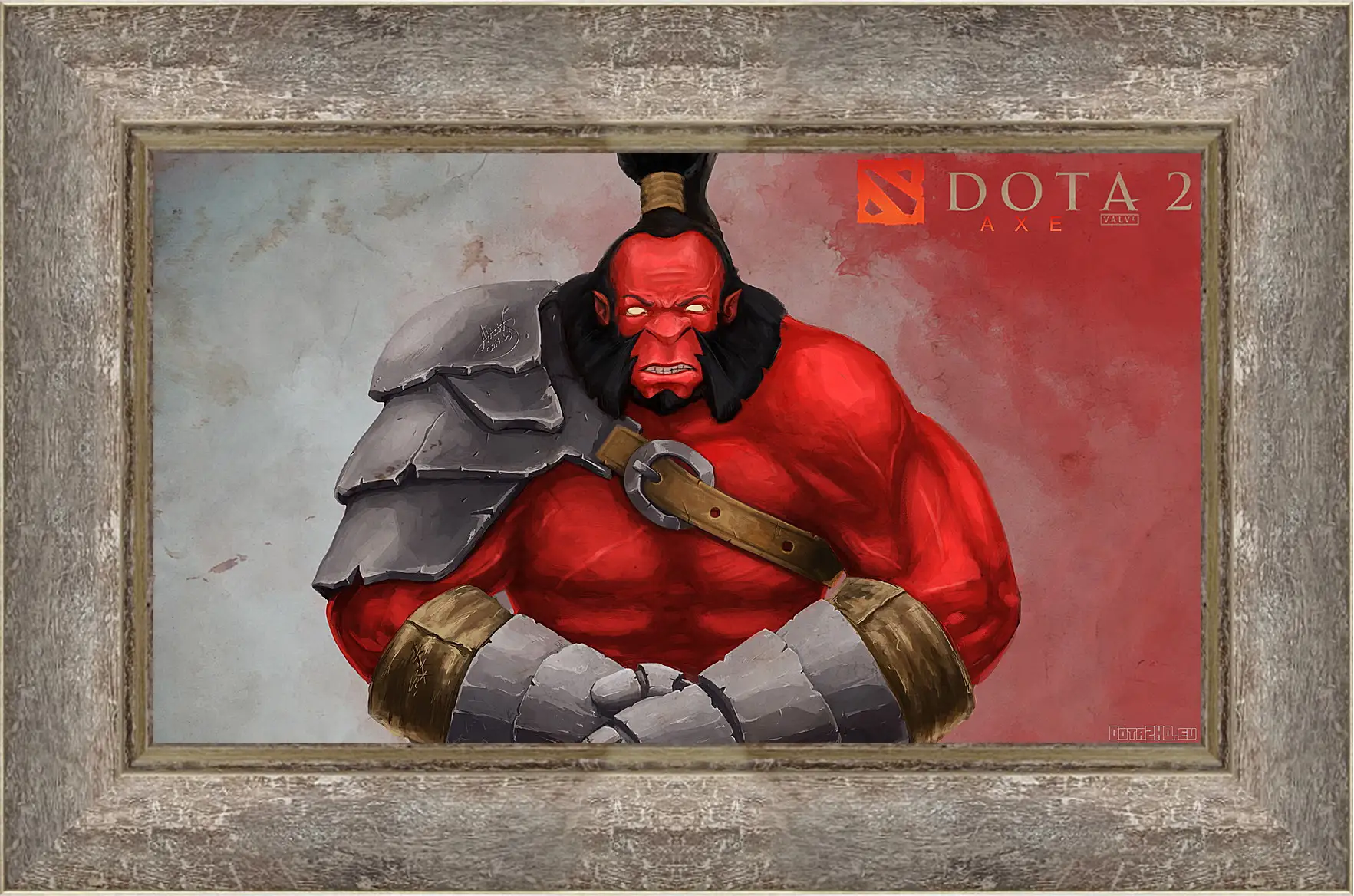 Картина в раме - axe, dota 2, art
