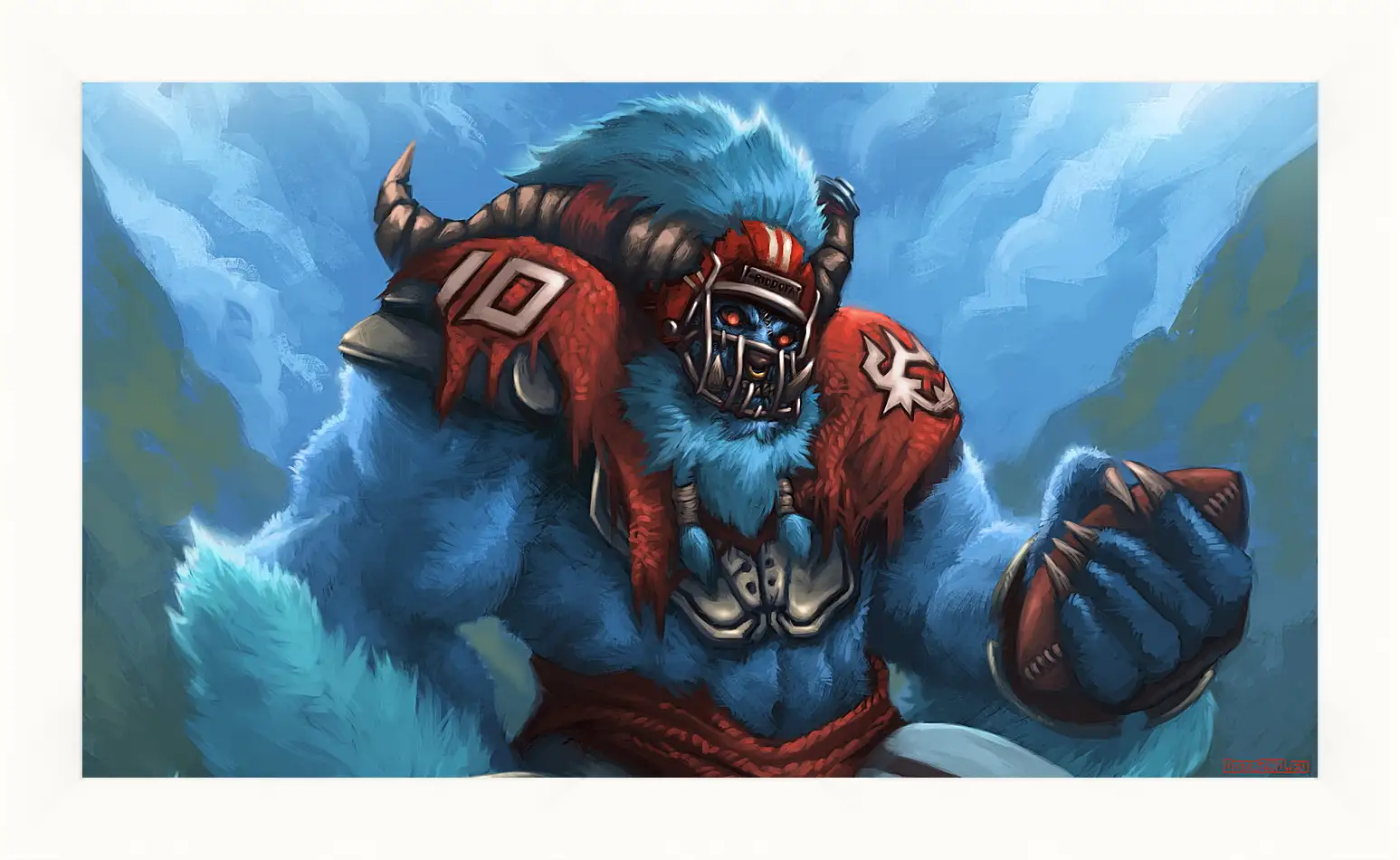 Картина в раме - barathrum, spirit breaker, dota 2
