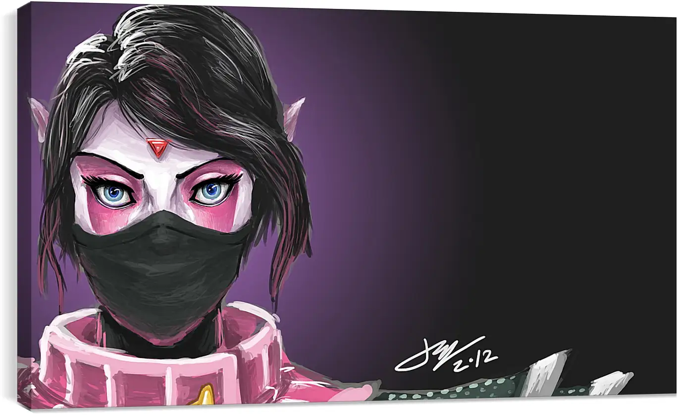 Постер и плакат - templar assassin, dota 2, art
