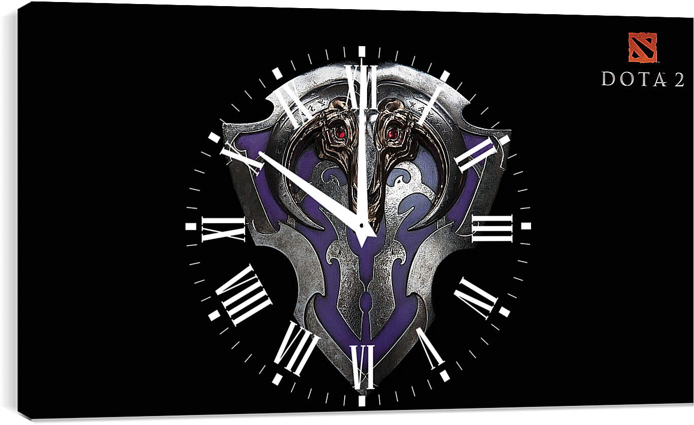 Часы картина - vanguard, dota 2, art
