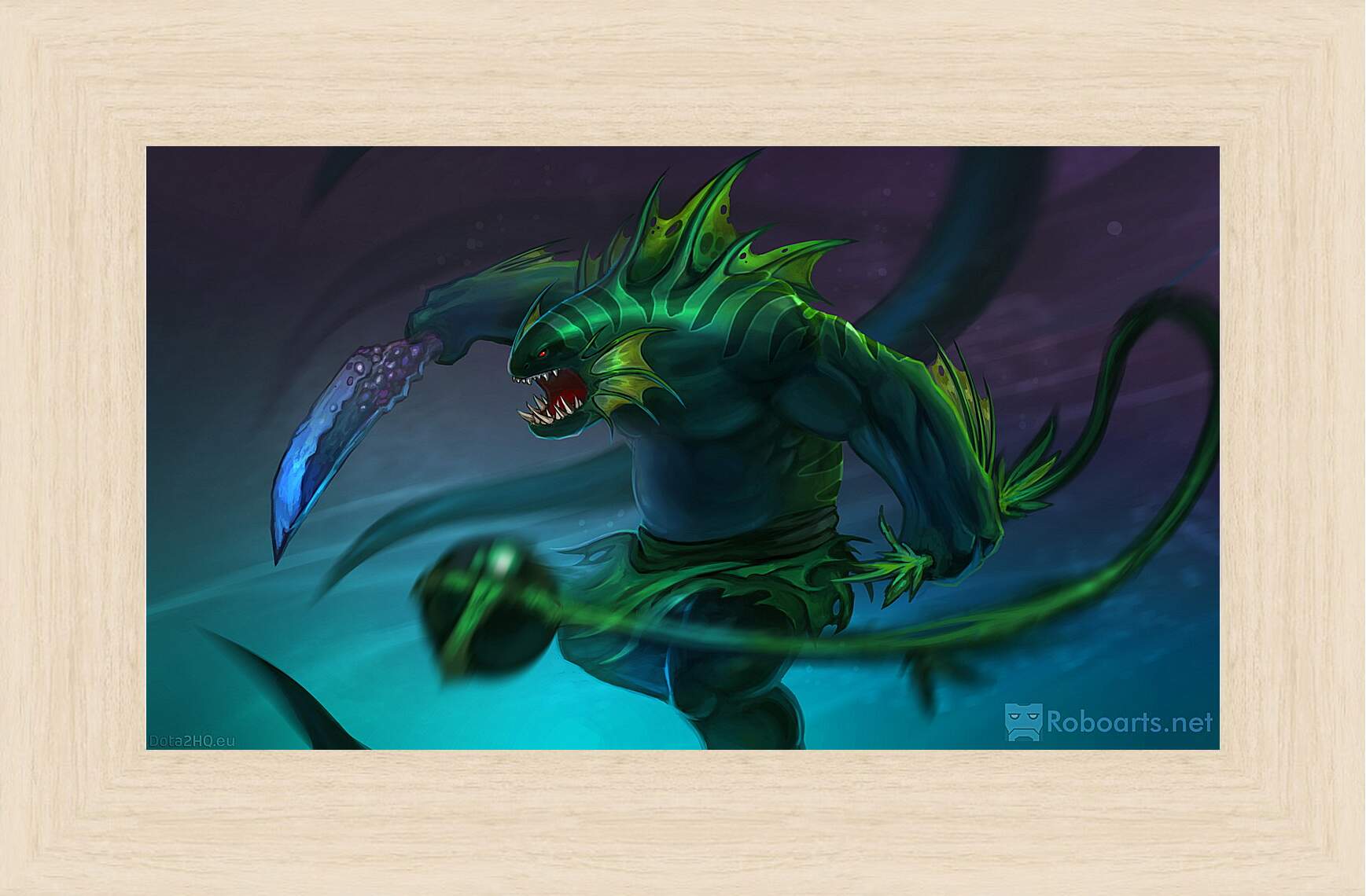 Картина в раме - dota 2, art, tidehunter
