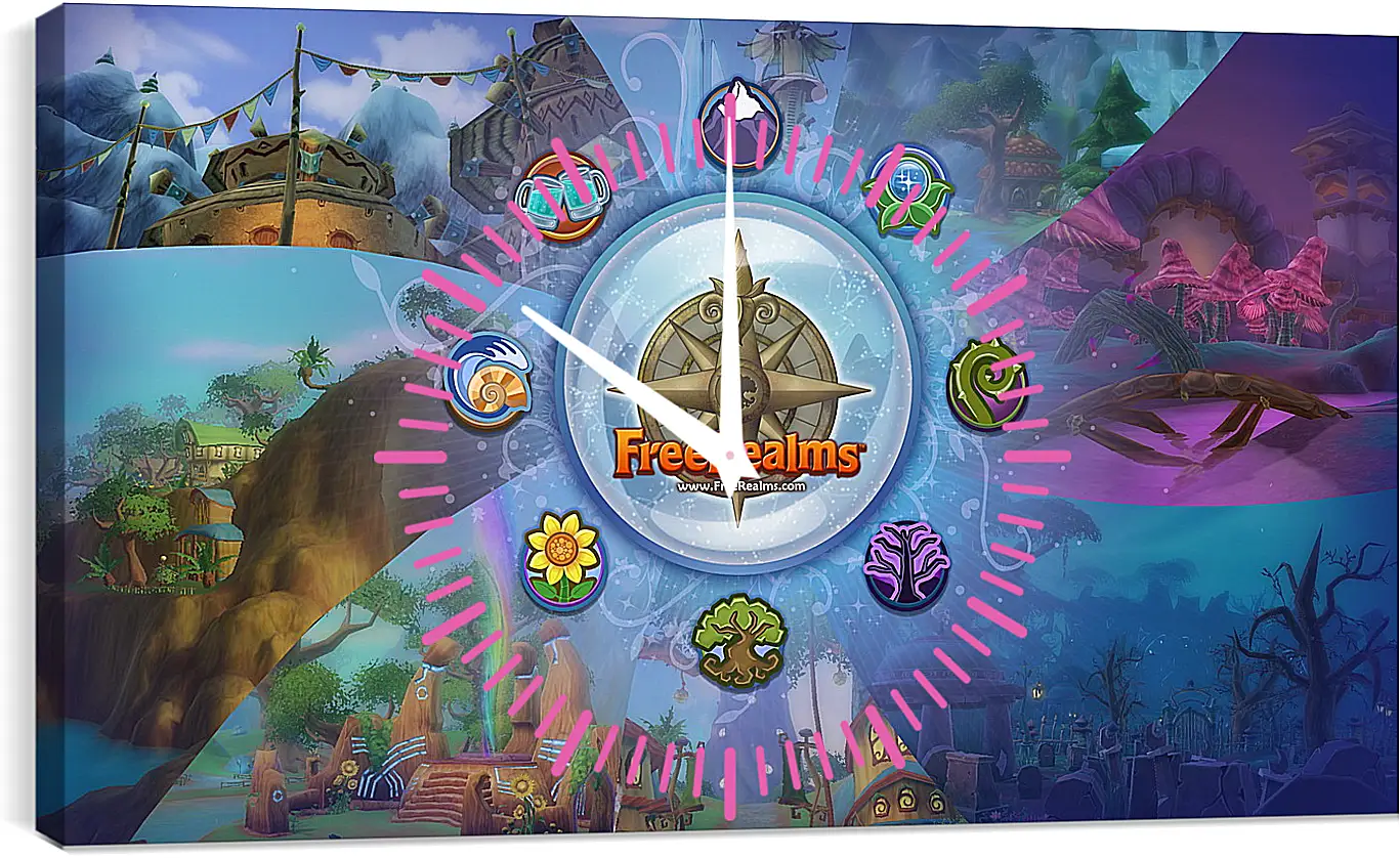 Часы картина - free realms, arcade, game
