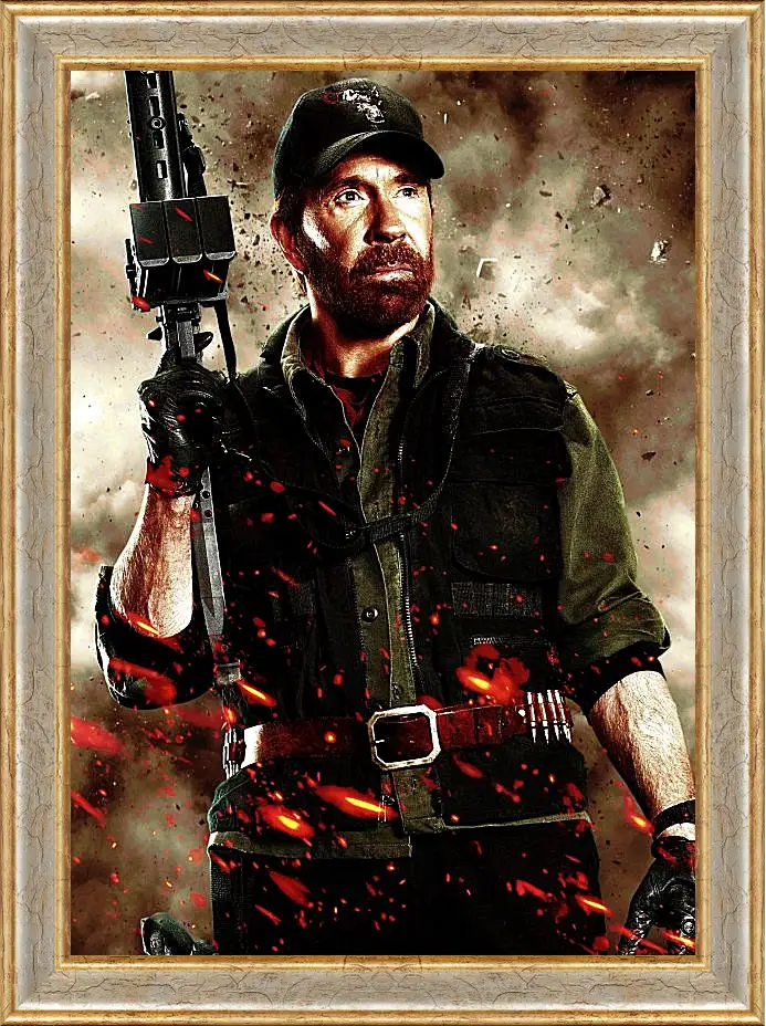 Картина в раме - Чак Норрис. Chuck Norris