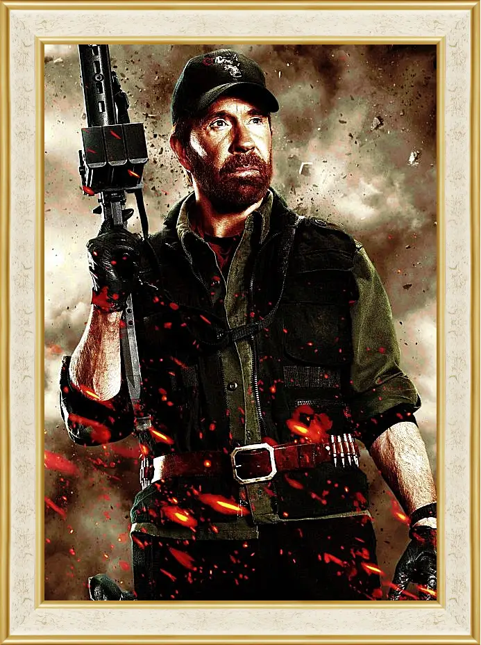 Картина в раме - Чак Норрис. Chuck Norris