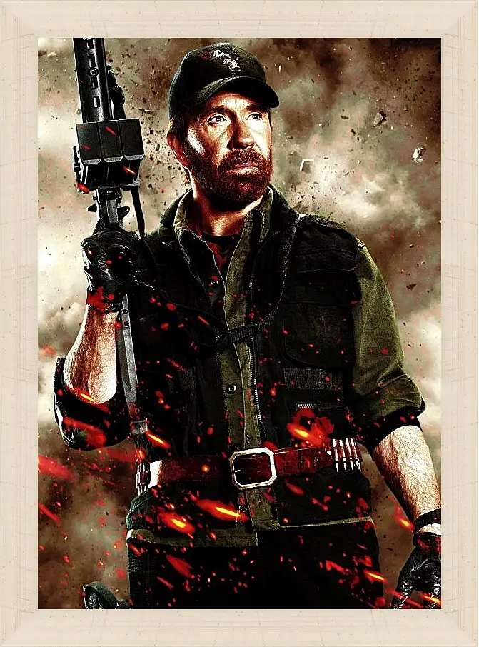 Картина в раме - Чак Норрис. Chuck Norris