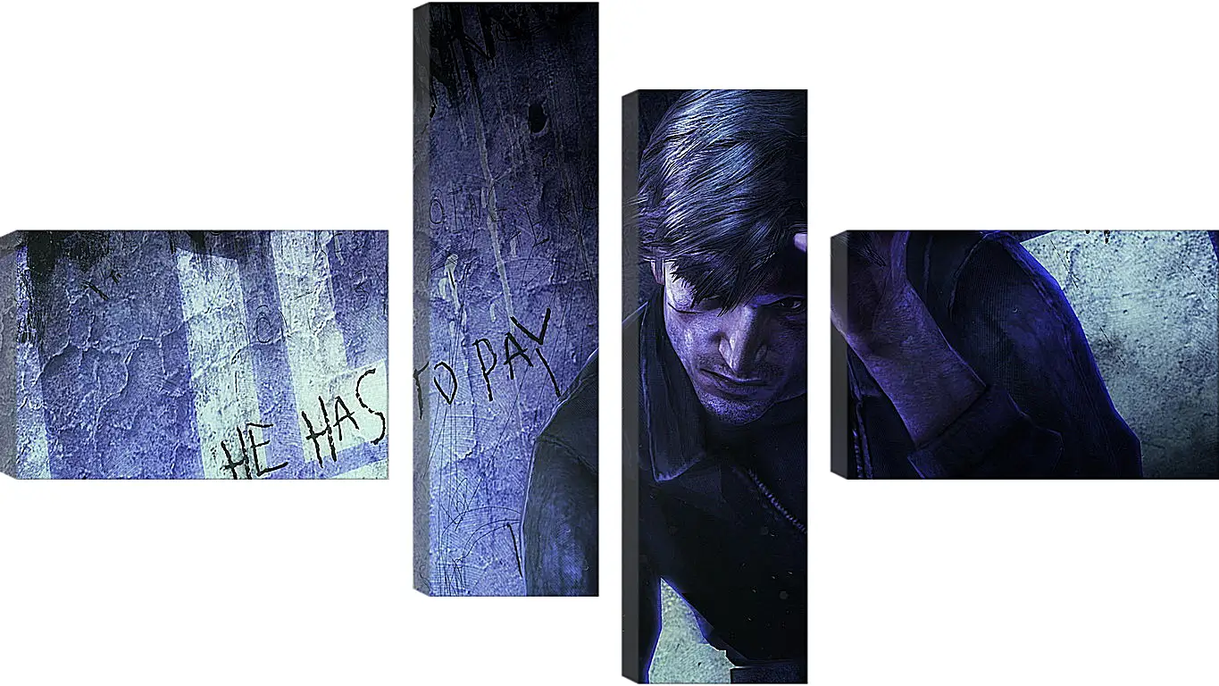 Модульная картина - silent hill downpour, silent hill, murphy pendleton
