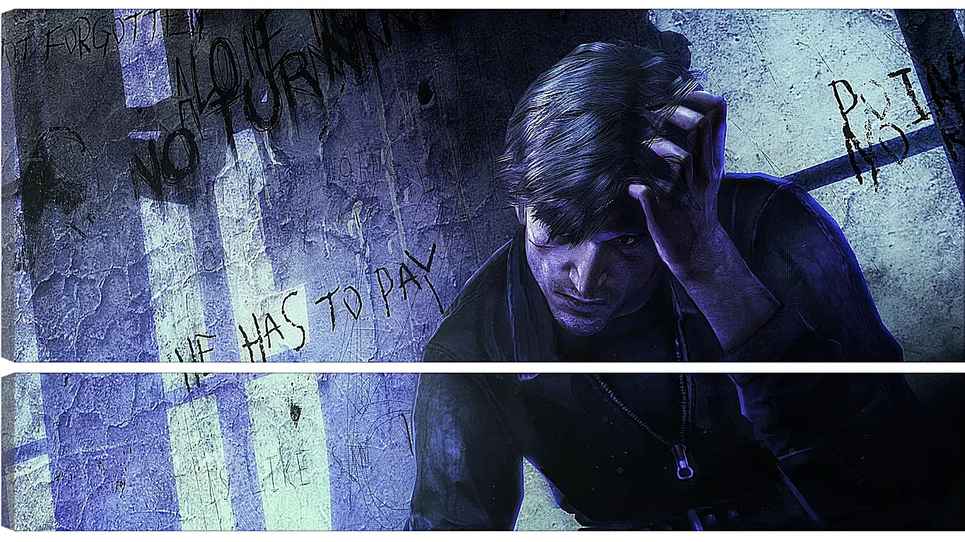 Модульная картина - silent hill downpour, silent hill, murphy pendleton
