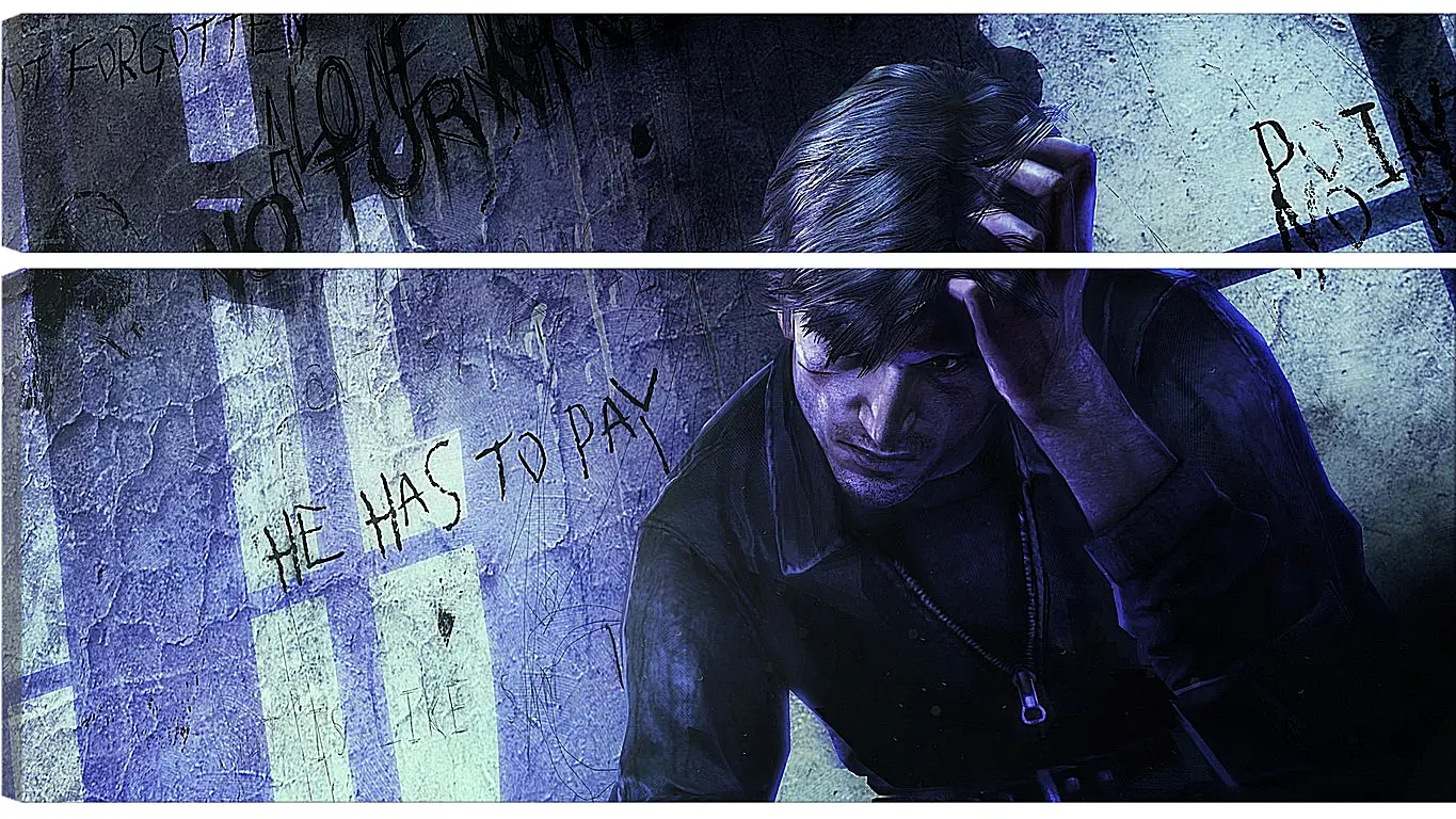 Модульная картина - silent hill downpour, silent hill, murphy pendleton
