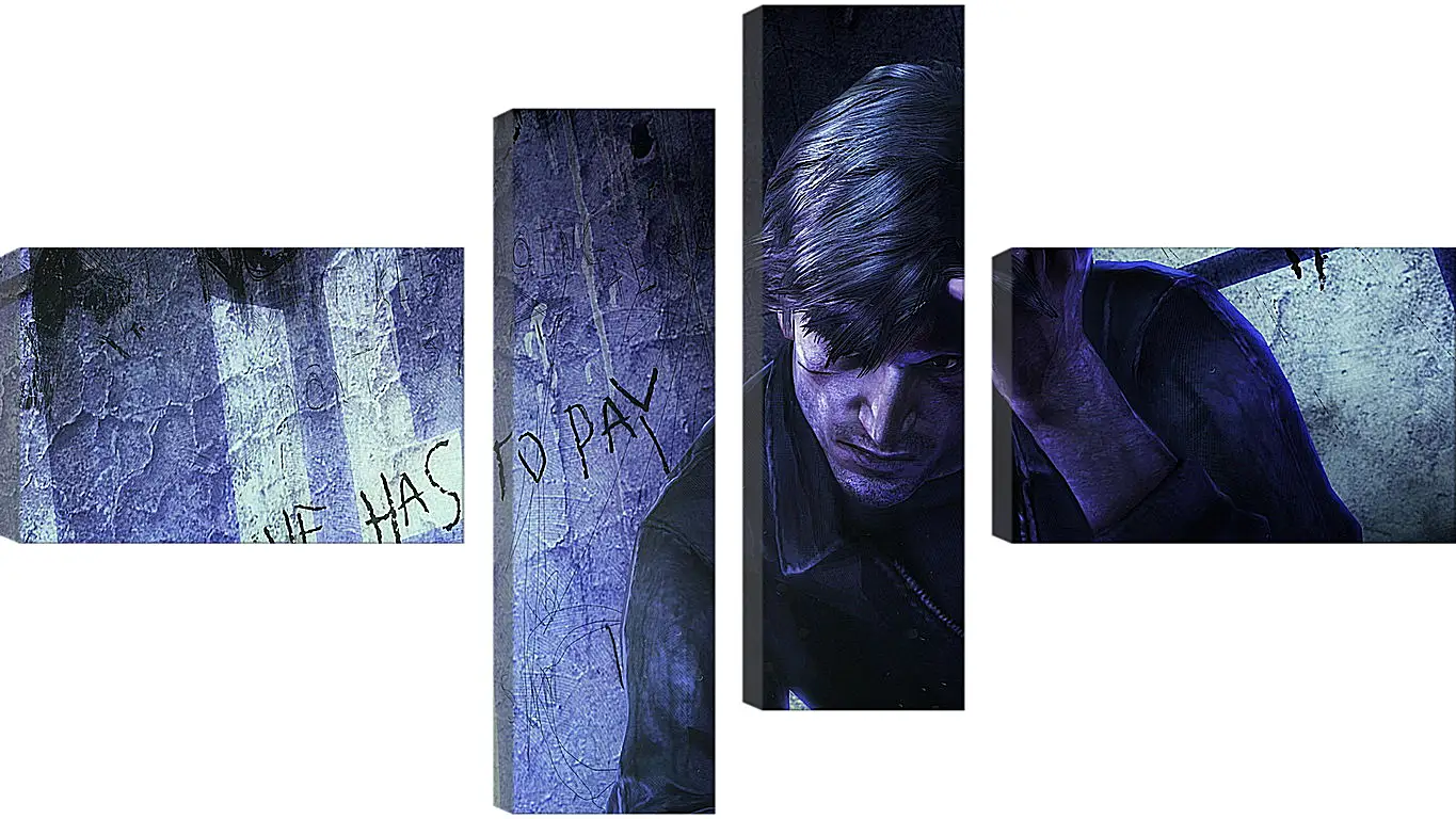 Модульная картина - silent hill downpour, silent hill, murphy pendleton
