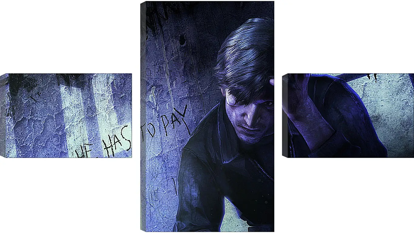 Модульная картина - silent hill downpour, silent hill, murphy pendleton
