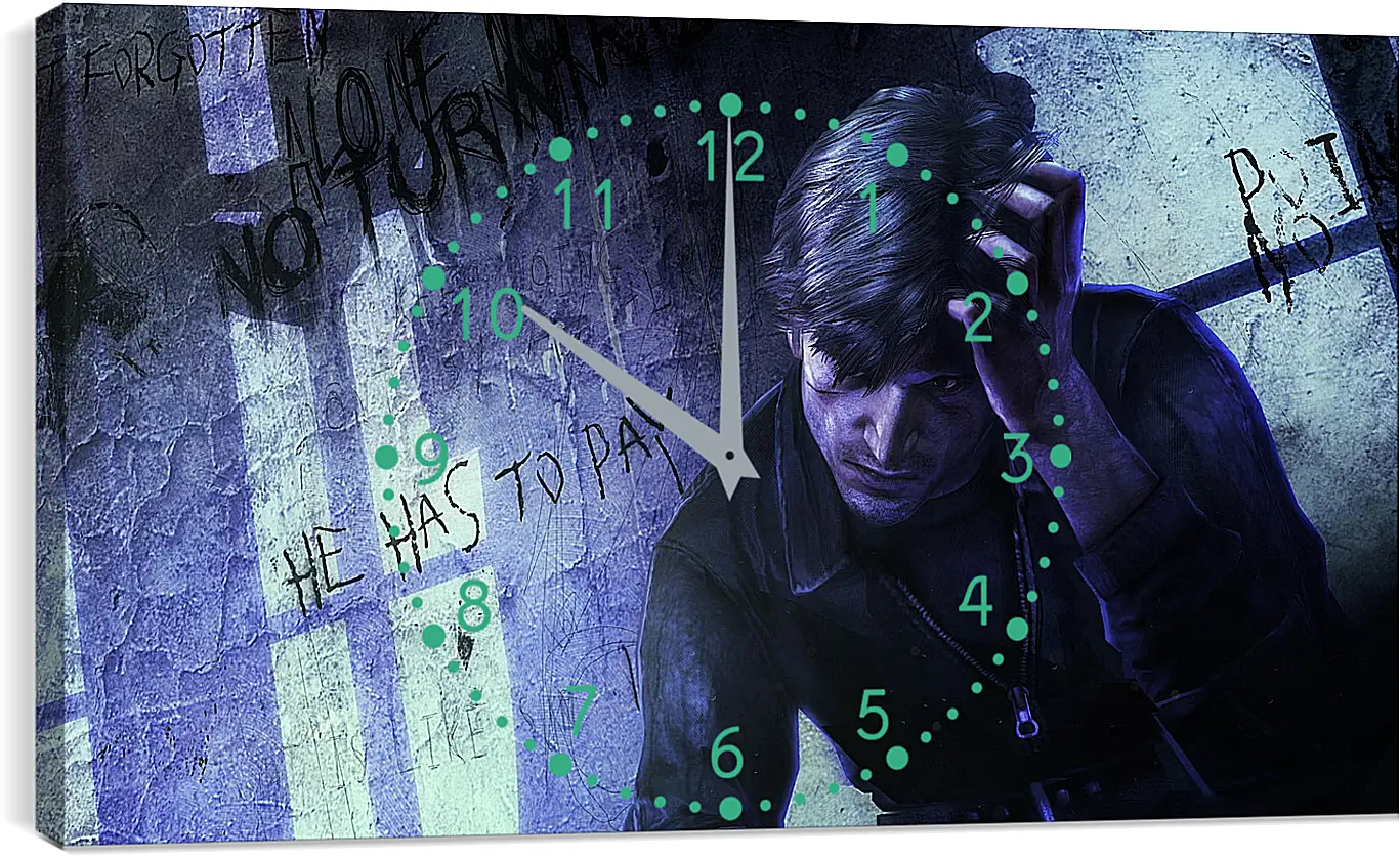 Часы картина - silent hill downpour, silent hill, murphy pendleton
