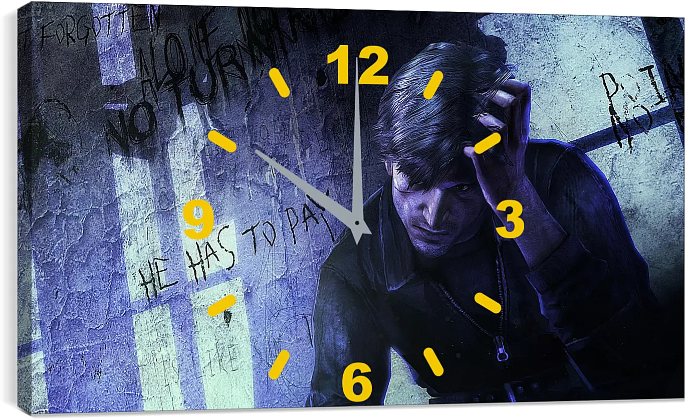 Часы картина - silent hill downpour, silent hill, murphy pendleton
