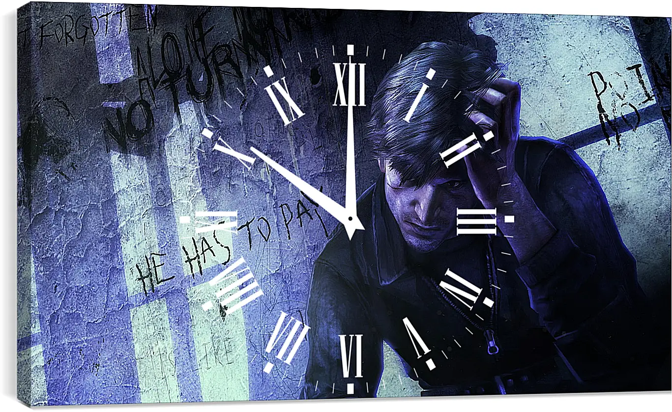 Часы картина - silent hill downpour, silent hill, murphy pendleton
