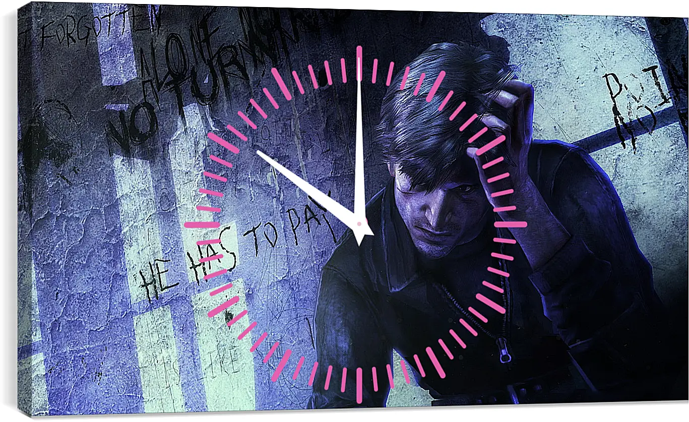 Часы картина - silent hill downpour, silent hill, murphy pendleton
