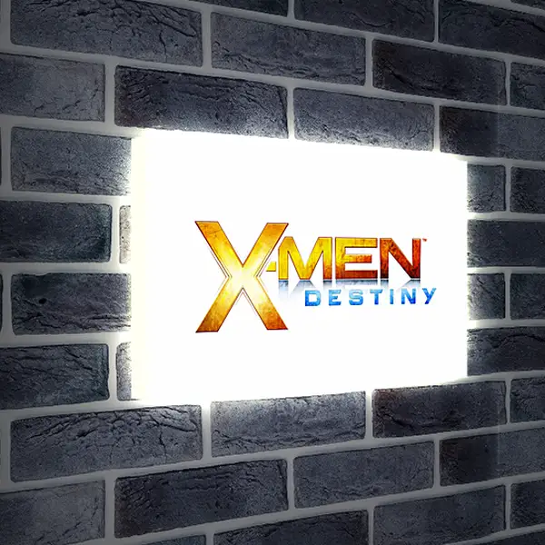 Лайтбокс световая панель - x-men destiny, marvel studios, silicon knights
