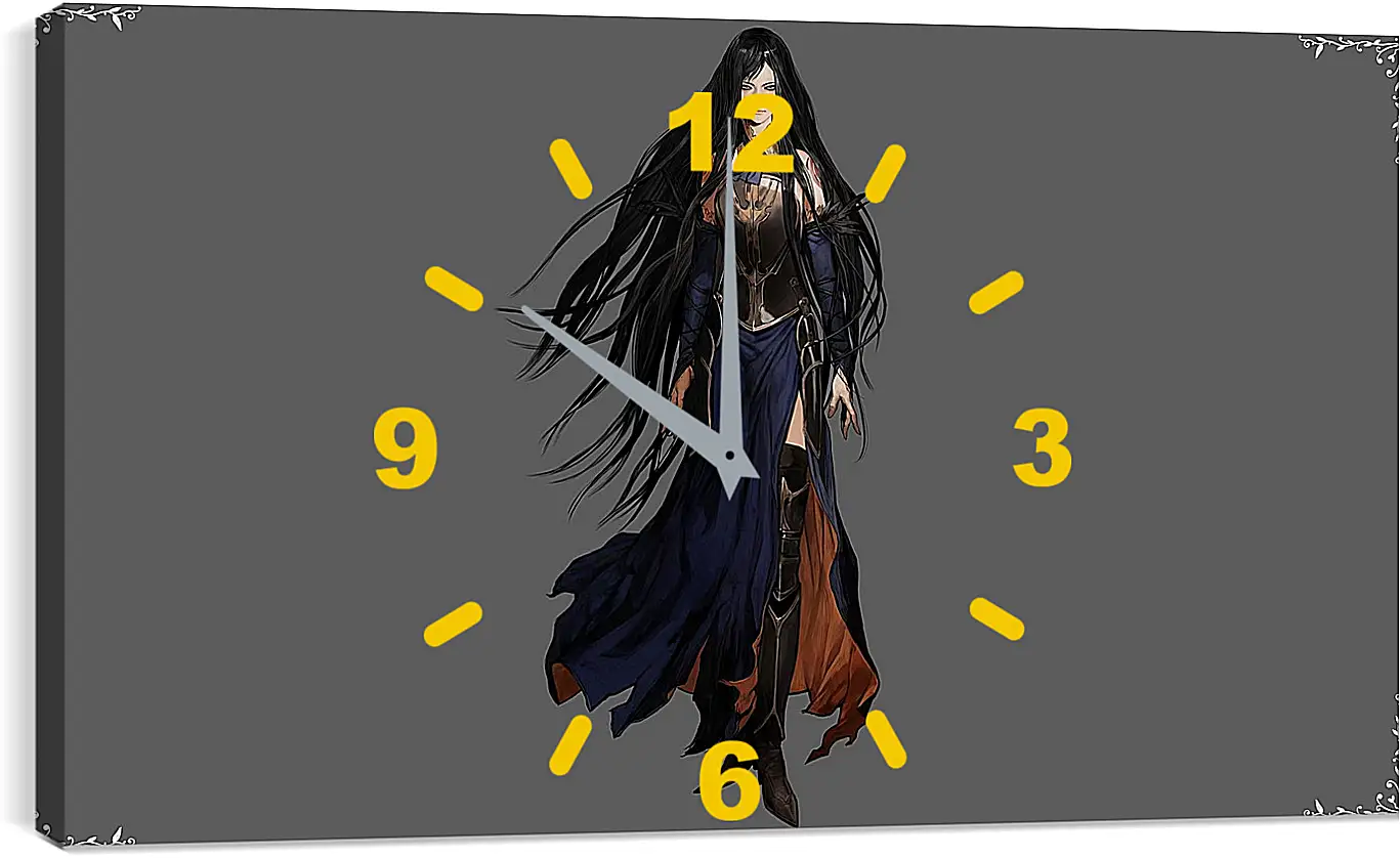 Часы картина - castlevania, order of ecclesia, shanoa

