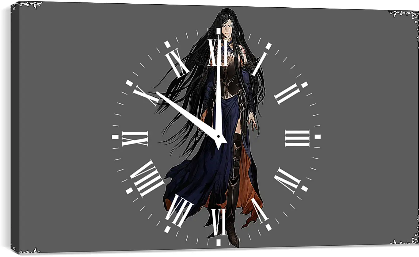 Часы картина - castlevania, order of ecclesia, shanoa
