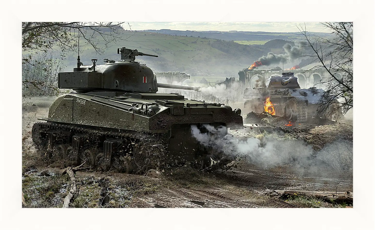 Картина в раме - world of tanks, wargaming net, wot
