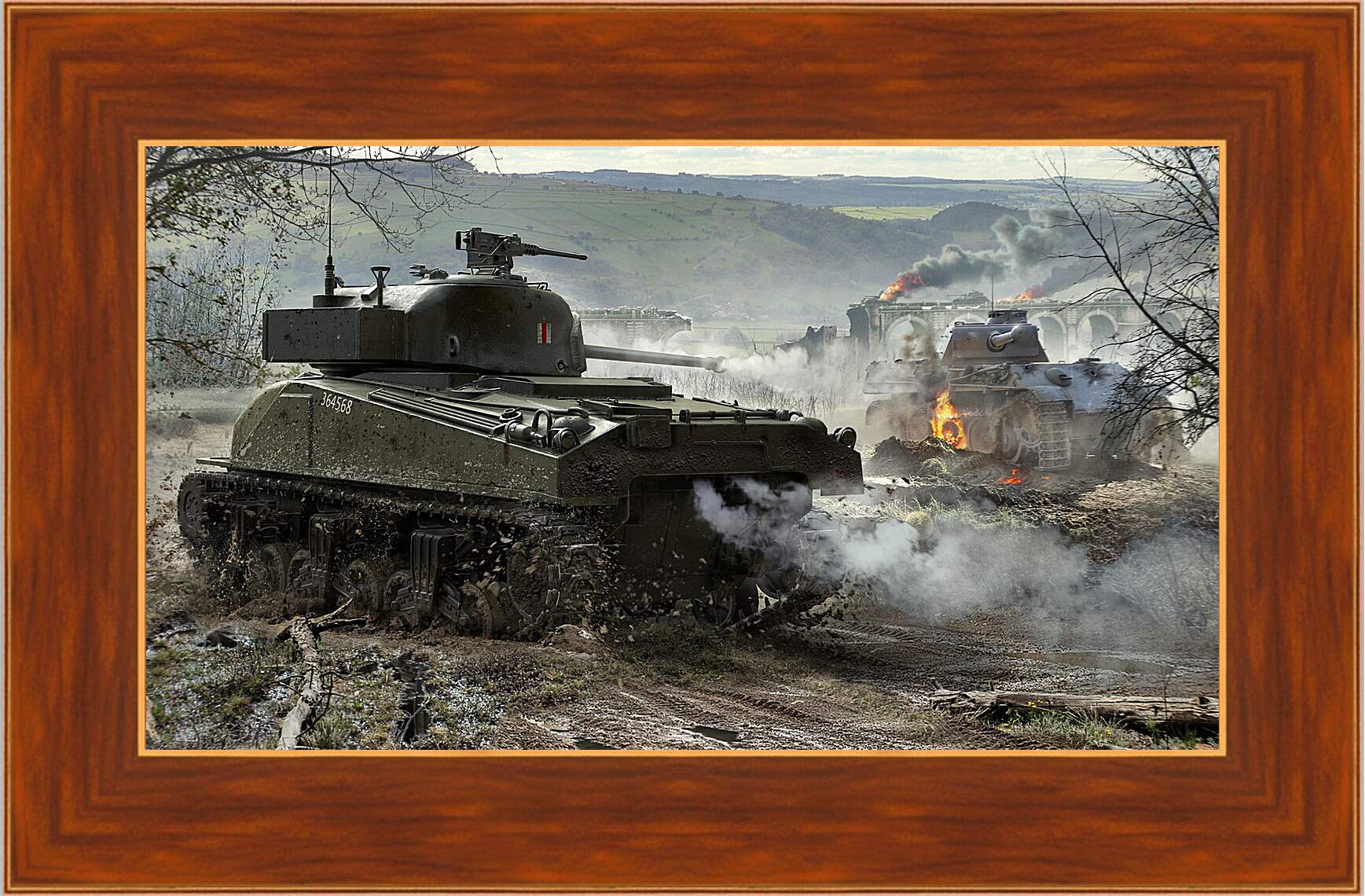 Картина в раме - world of tanks, wargaming net, wot
