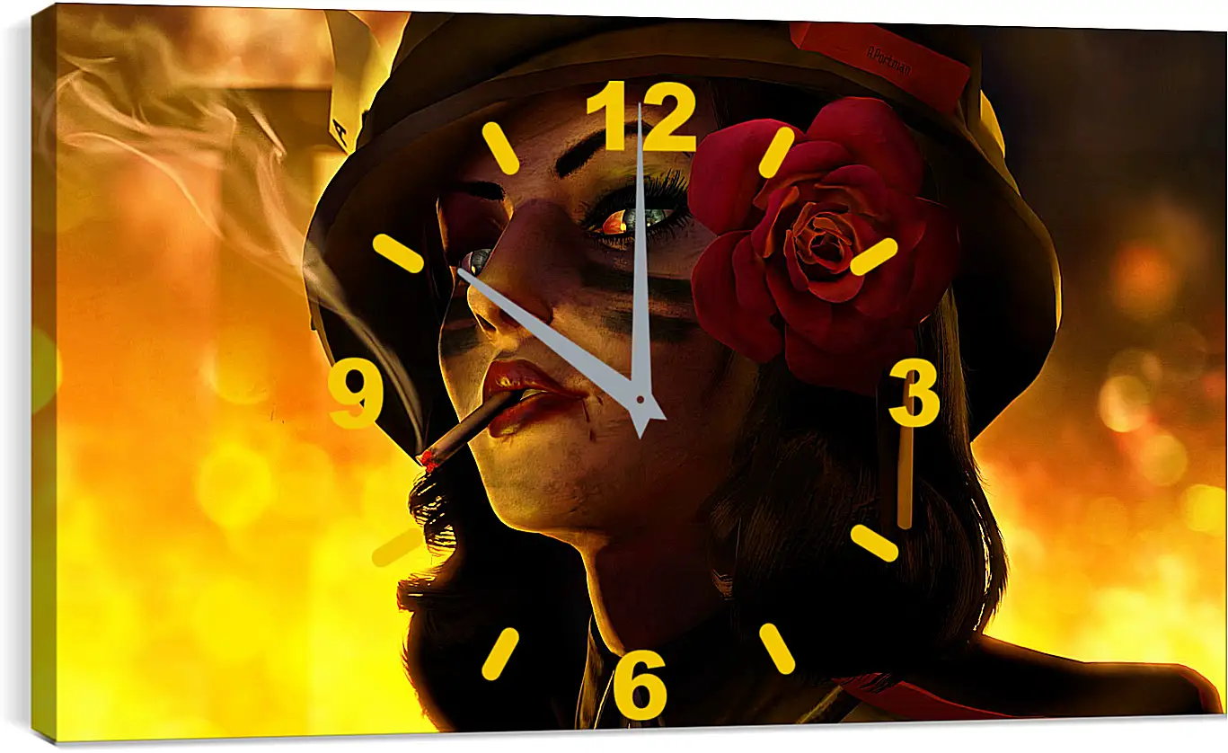 Часы картина - bioshock infinite, elizabeth, girl

