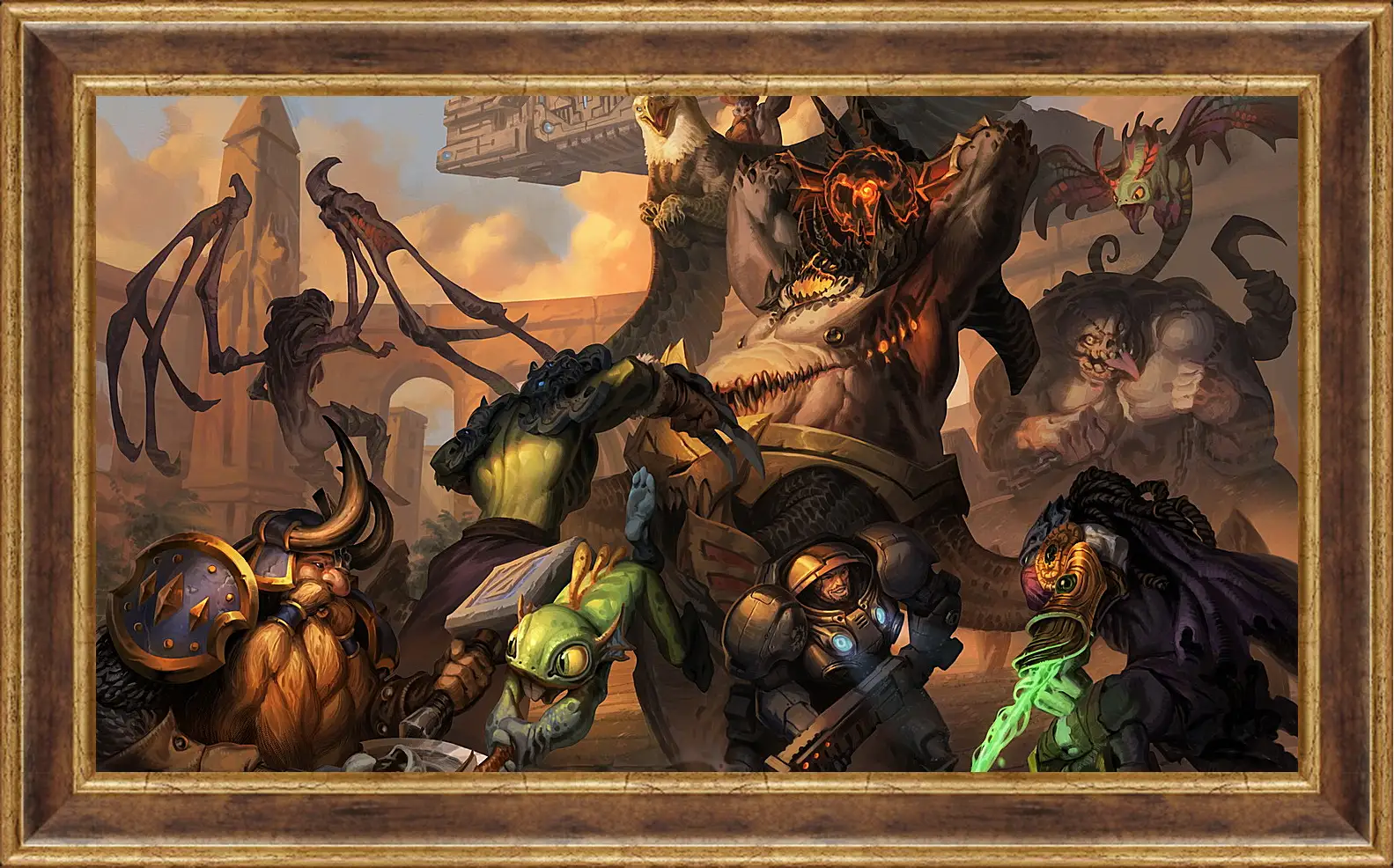 Картина в раме - heroes of the storm, warcraft, murky
