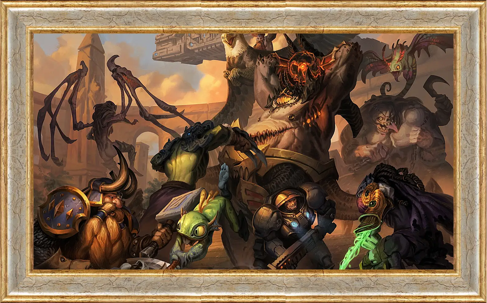 Картина в раме - heroes of the storm, warcraft, murky
