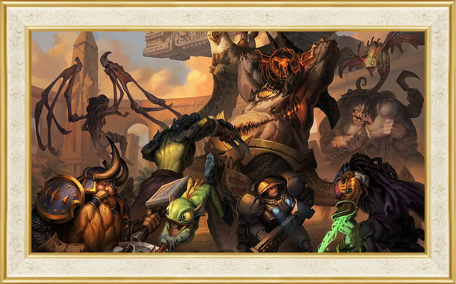 Картина в раме - heroes of the storm, warcraft, murky
