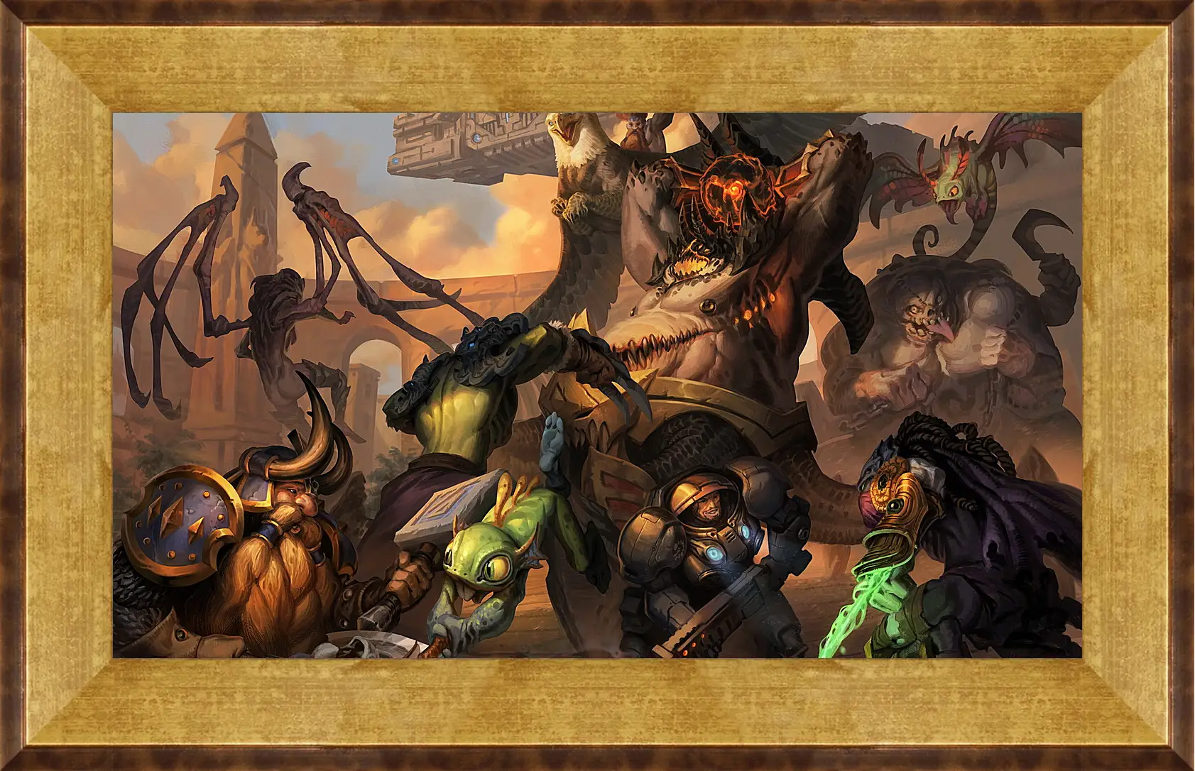 Картина в раме - heroes of the storm, warcraft, murky
