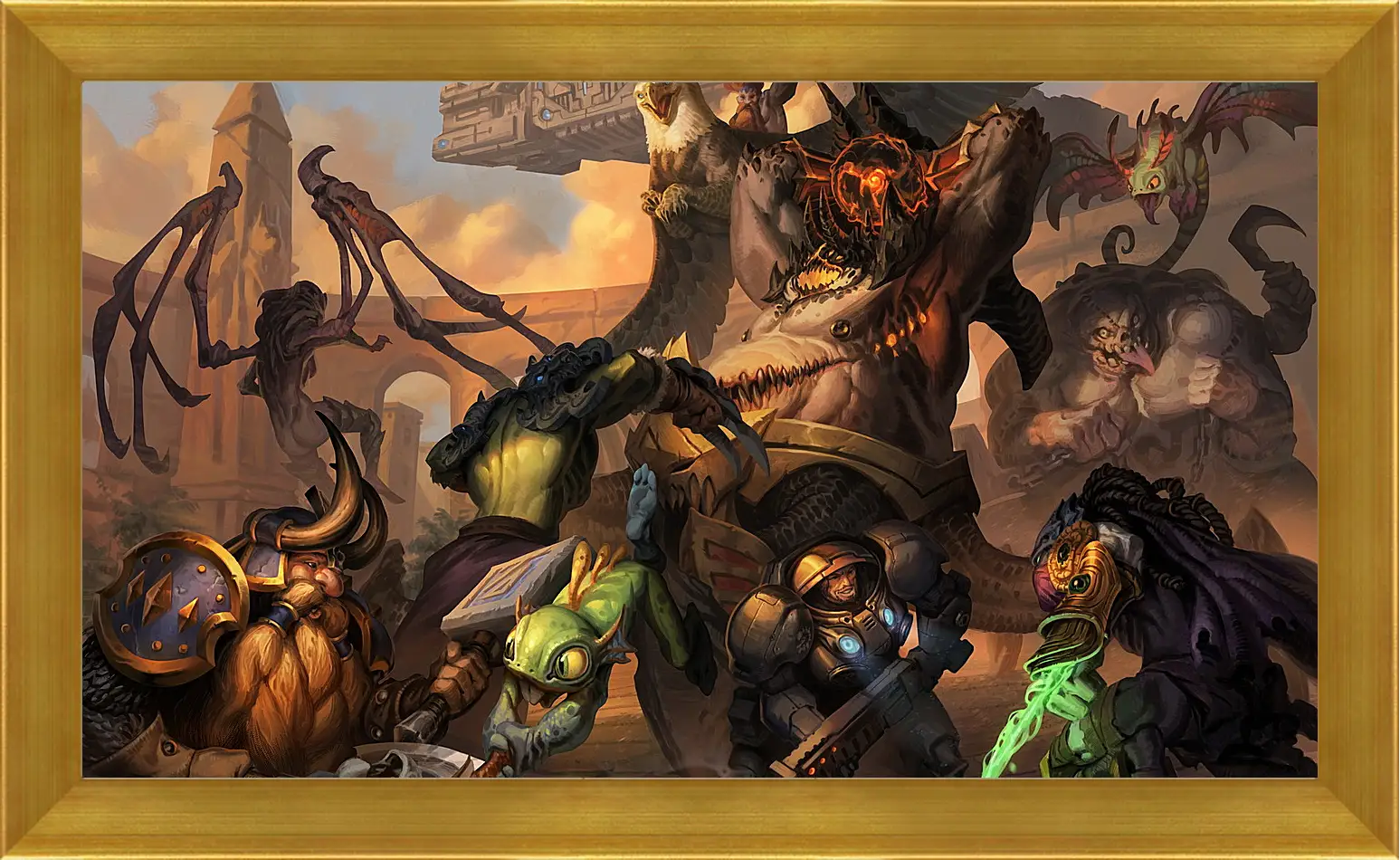 Картина в раме - heroes of the storm, warcraft, murky
