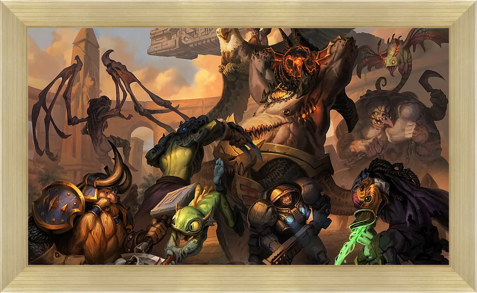 Картина в раме - heroes of the storm, warcraft, murky
