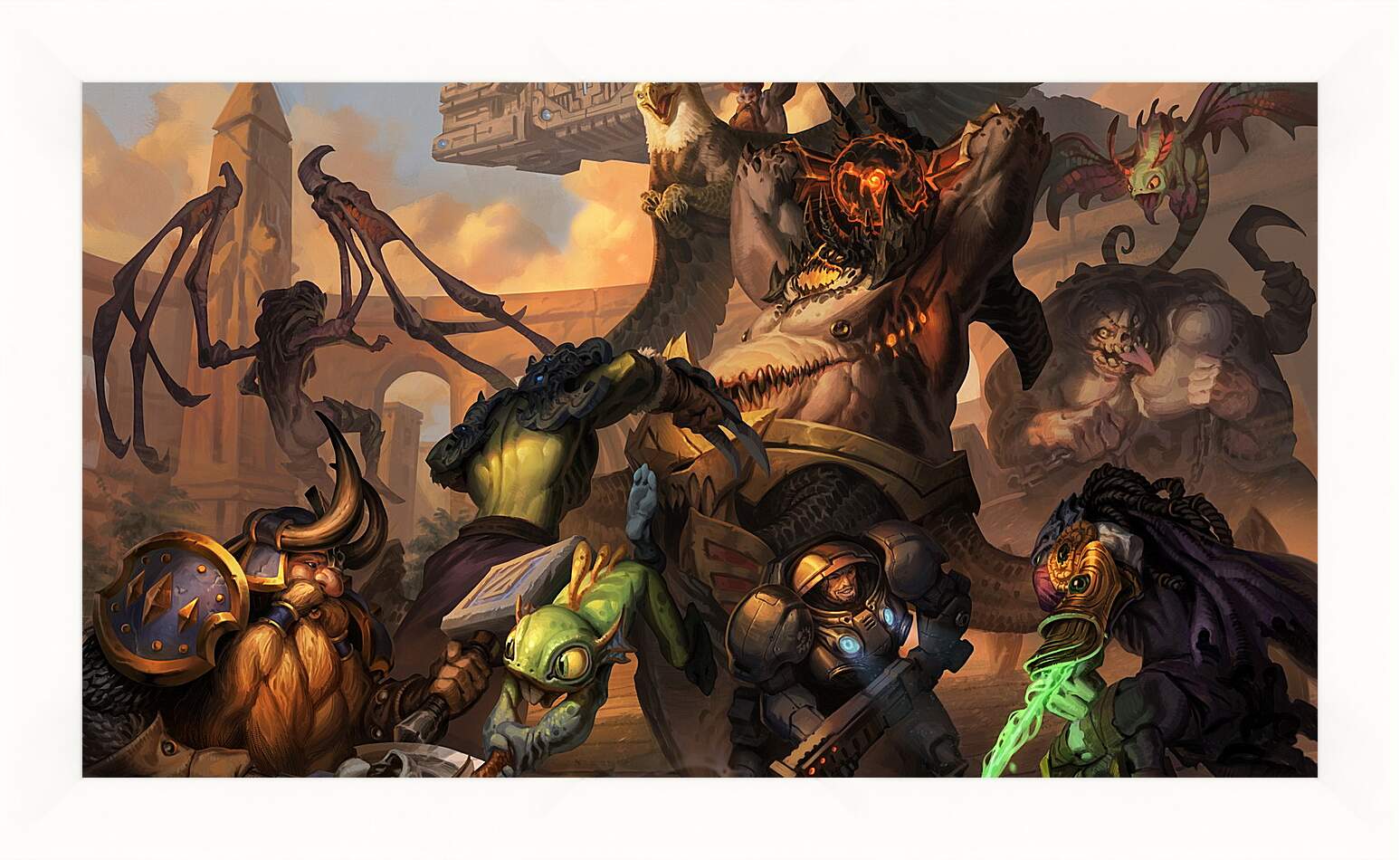 Картина в раме - heroes of the storm, warcraft, murky
