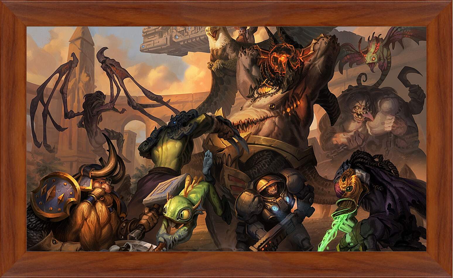 Картина в раме - heroes of the storm, warcraft, murky
