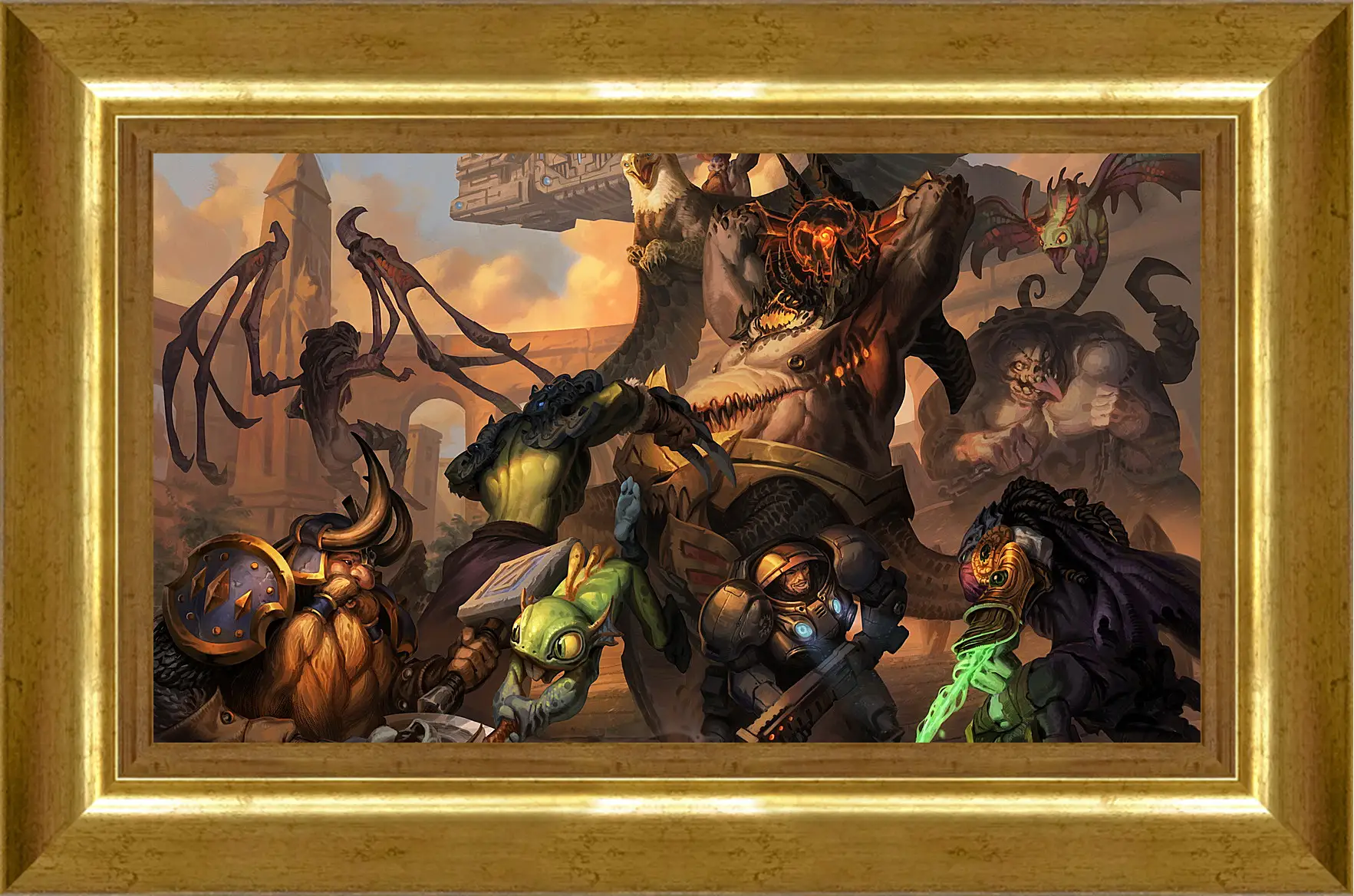 Картина в раме - heroes of the storm, warcraft, murky
