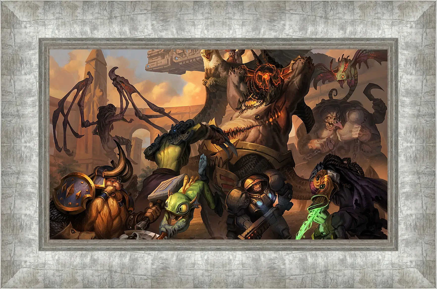 Картина в раме - heroes of the storm, warcraft, murky
