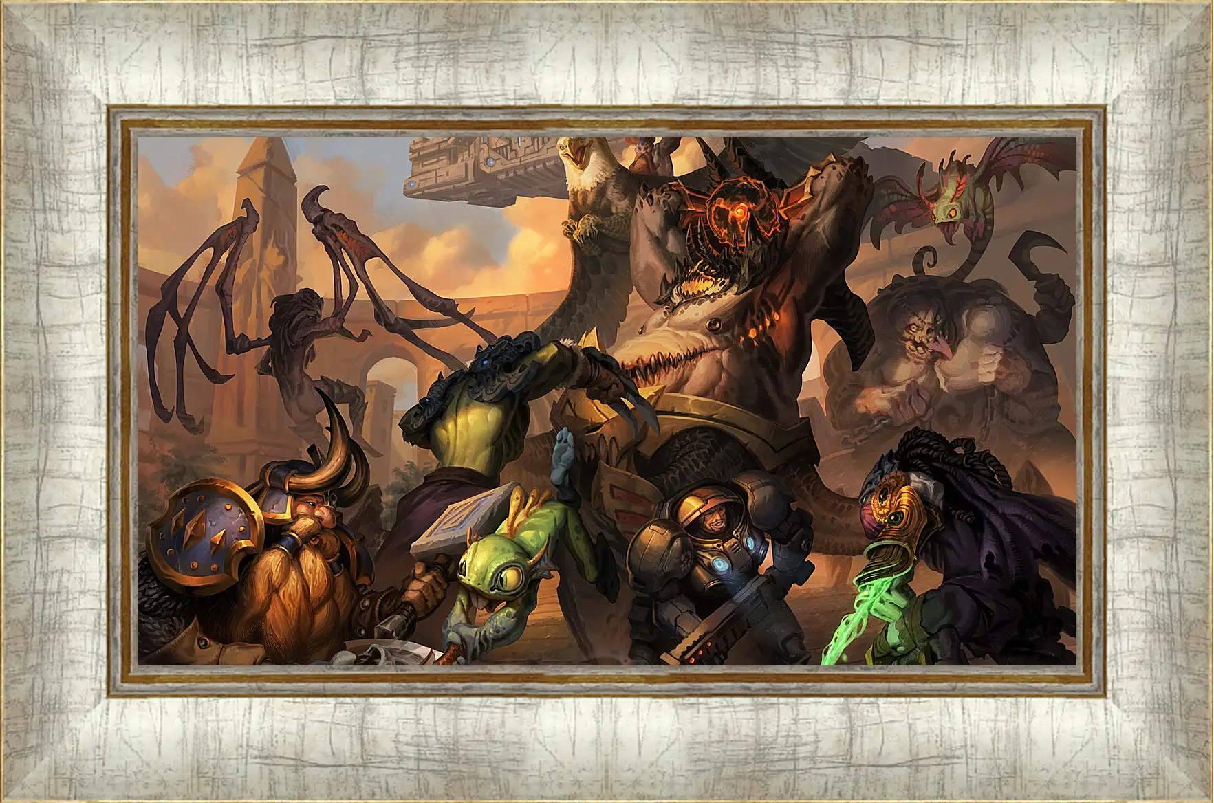 Картина в раме - heroes of the storm, warcraft, murky
