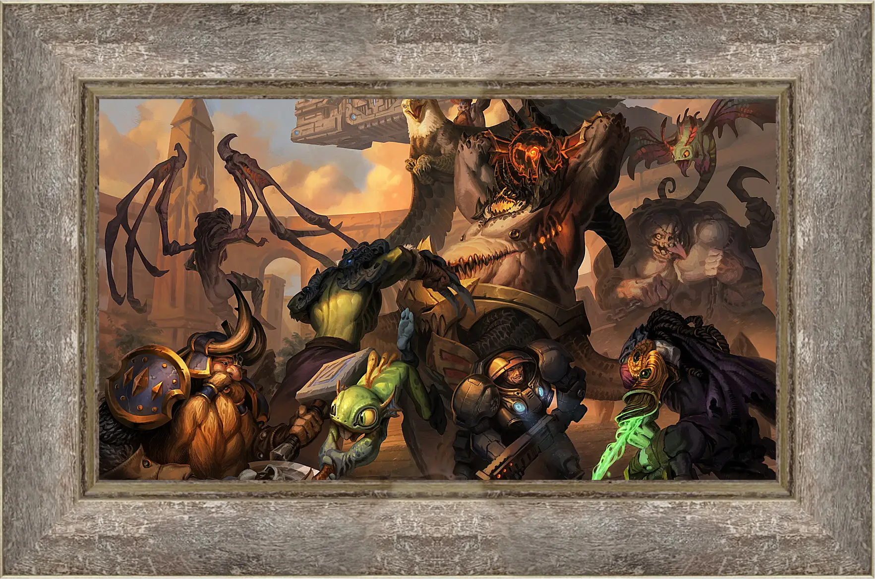 Картина в раме - heroes of the storm, warcraft, murky
