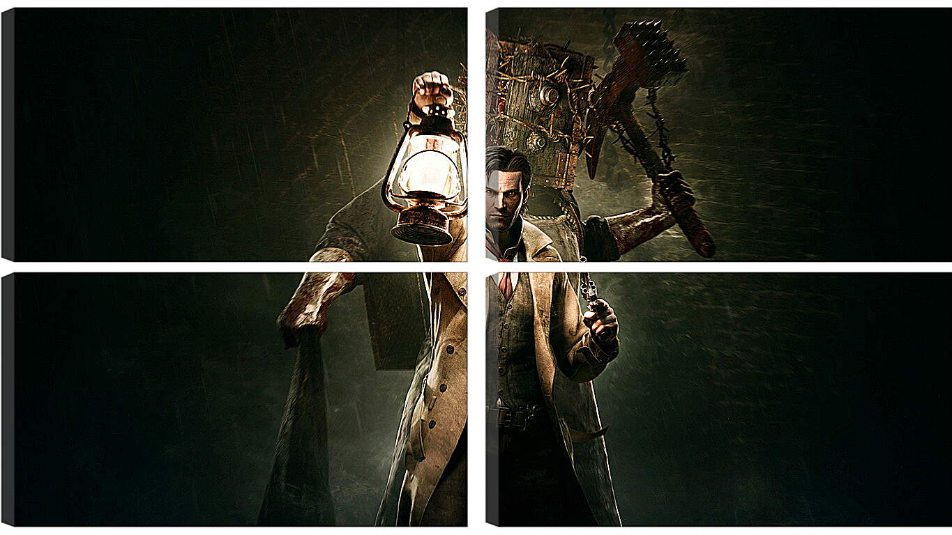 Модульная картина - the evil within, sebastian castellanos, characters
