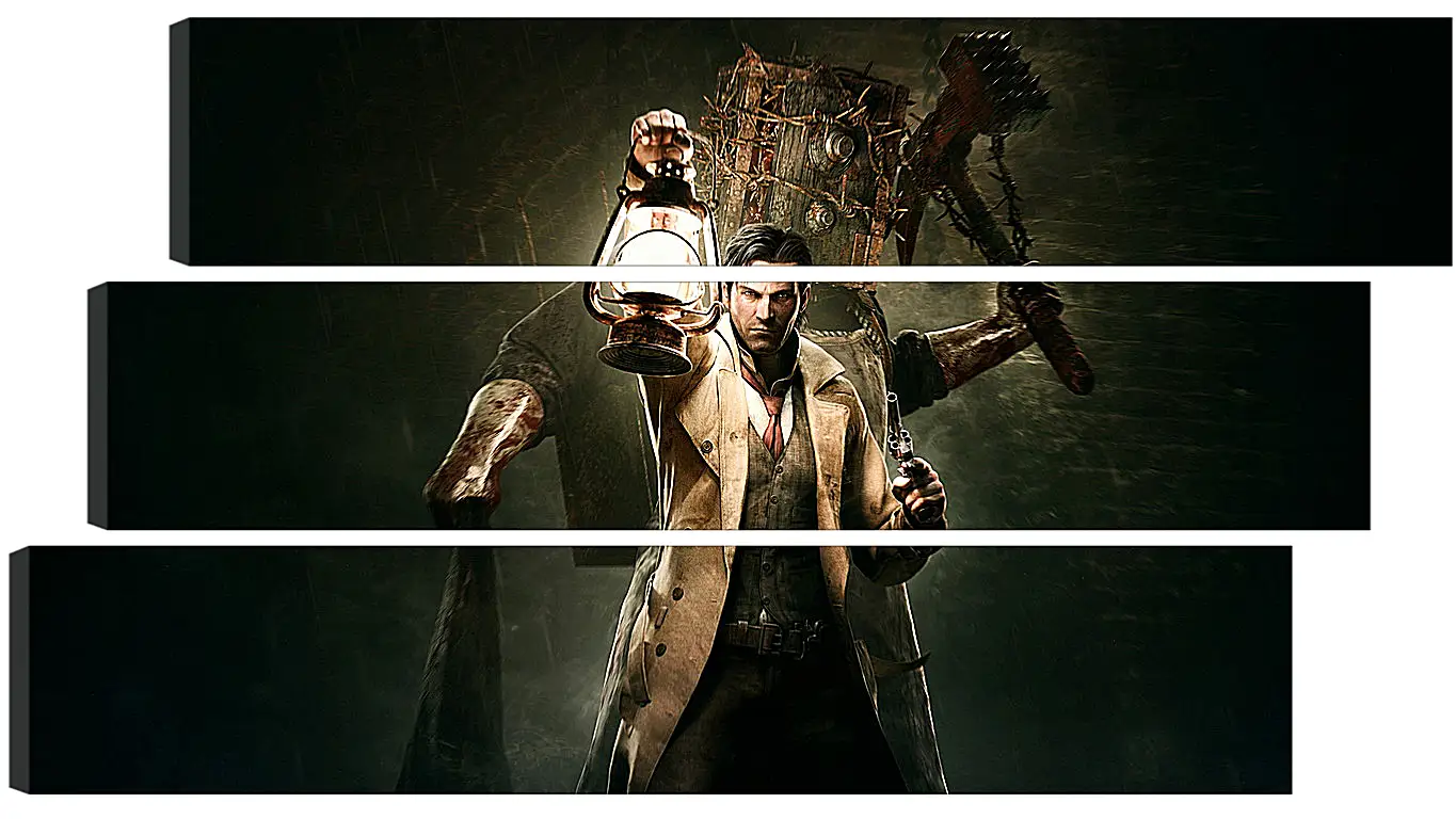 Модульная картина - the evil within, sebastian castellanos, characters
