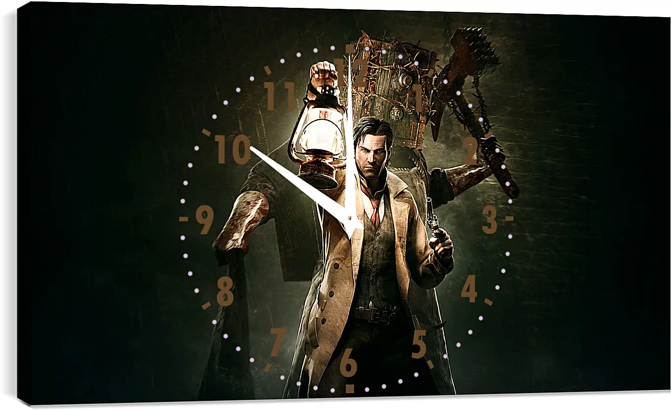 Часы картина - the evil within, sebastian castellanos, characters
