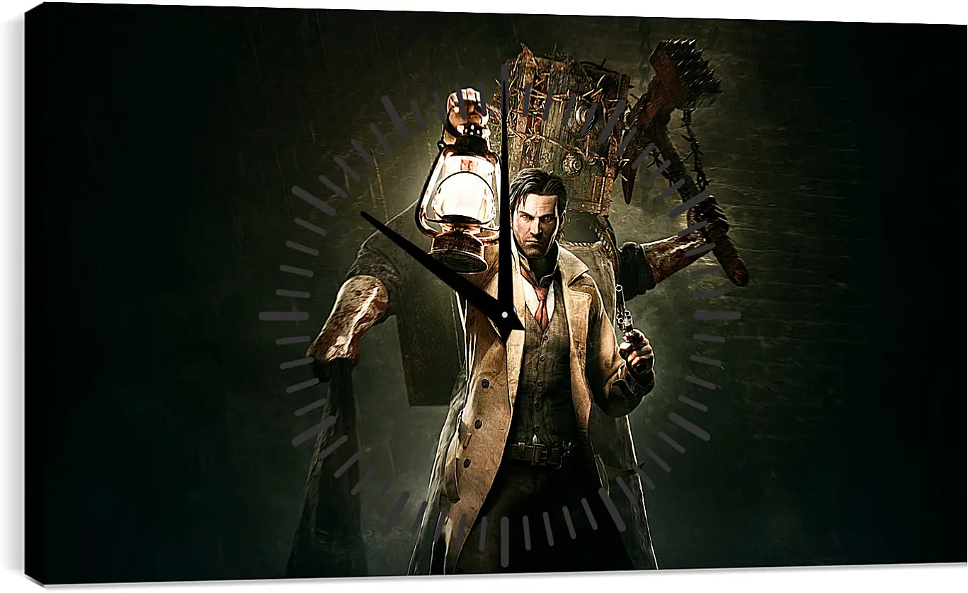 Часы картина - the evil within, sebastian castellanos, characters
