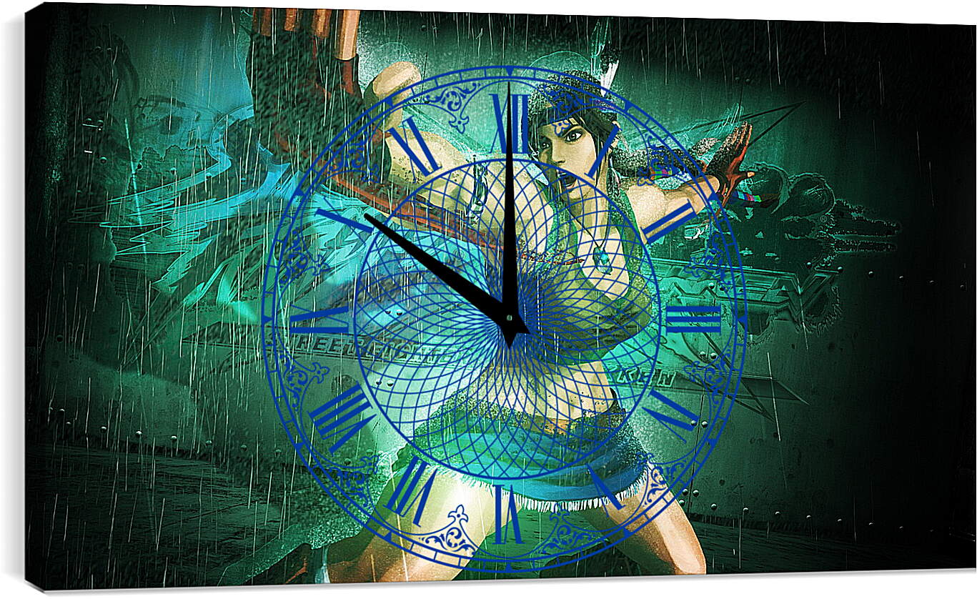 Часы картина - street fighter x tekken, girl, hands
