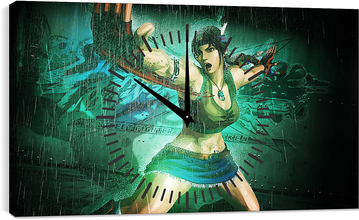 Часы картина - street fighter x tekken, girl, hands
