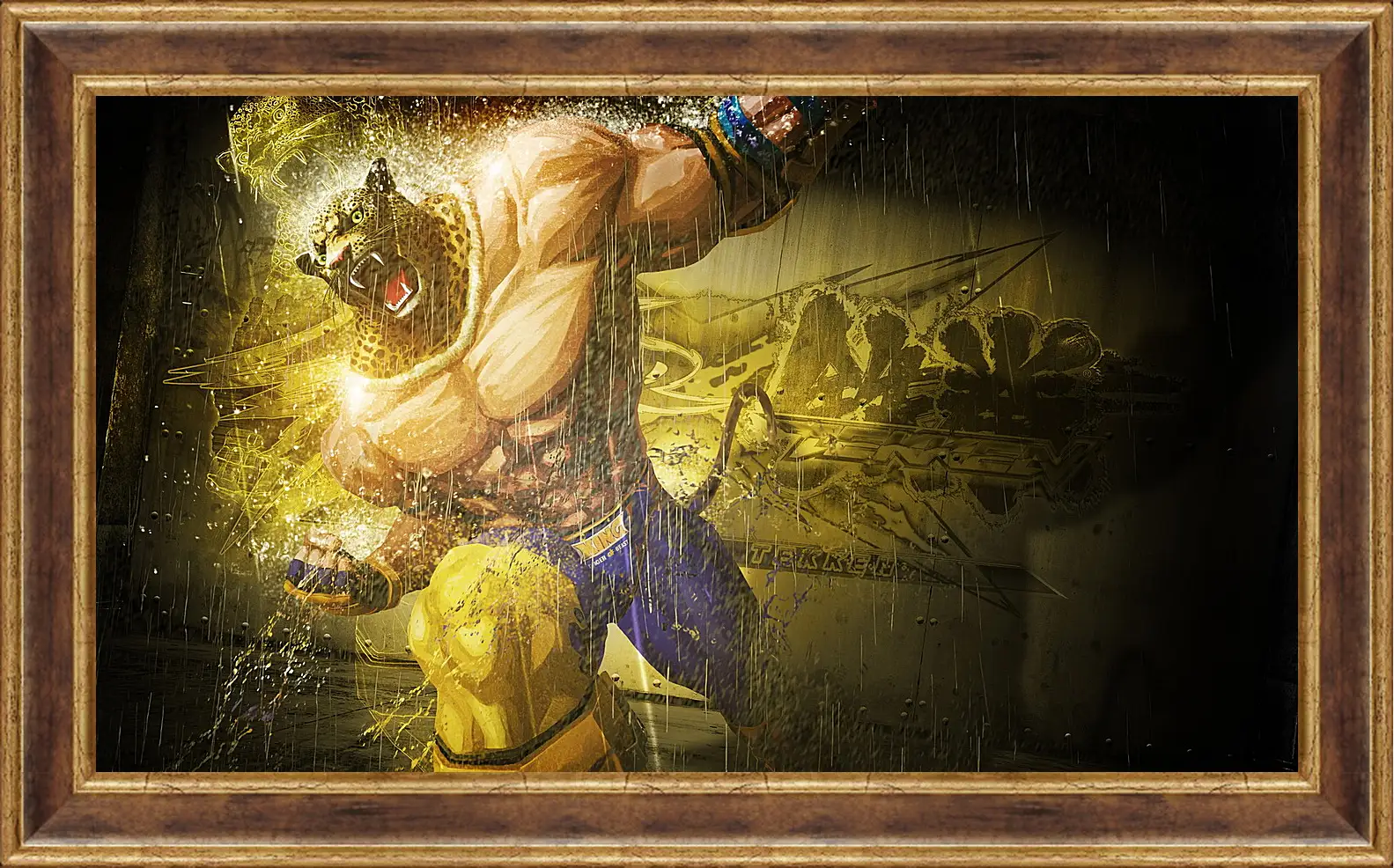 Картина в раме - street fighter x tekken, fighter, head
