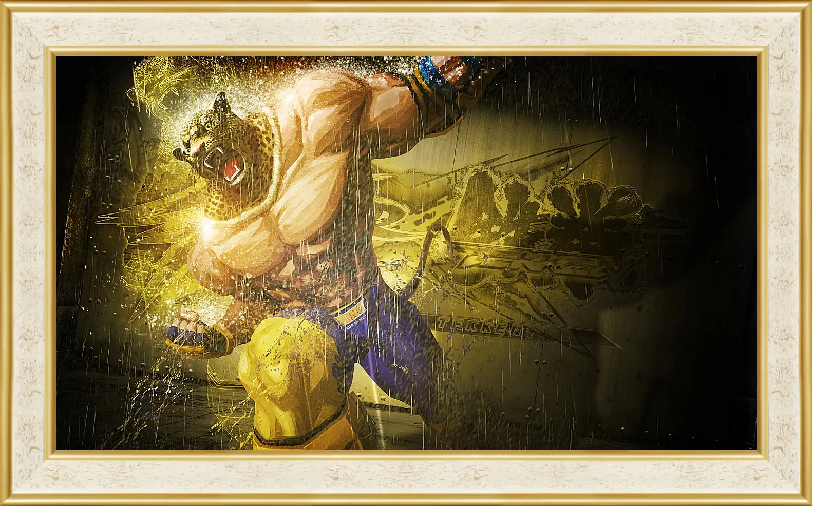 Картина в раме - street fighter x tekken, fighter, head
